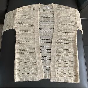 NWOT Anthropologie Cream Cardigan One Size